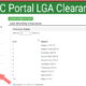 NYSC Portal LGA Clearance