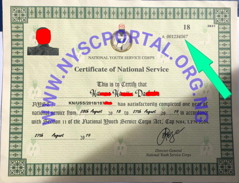 Where to Find Your NYSC Certificate Number and Its Important Uses